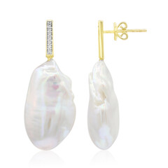 Orecchini in oro con Perla di Acqua Dolce (TPC)