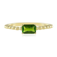 Anello in argento con Diopside Russo