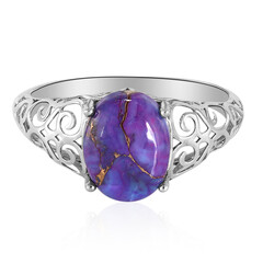 Anello in argento con Turchese Ramato Porpora