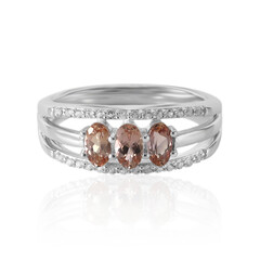 Anello in argento con Topazio Imperiale Ouro Preto