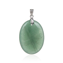 Ciondolo in argento con Avventurina Verde
