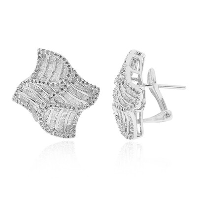 Orecchini in oro con Diamante I1 (H)