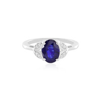 Anello in argento con Zaffiro Blu del Madagascar