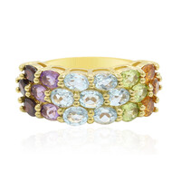 Anello in argento con Granato