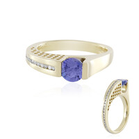 Anello in oro con Tanzanite AAA (de Melo)