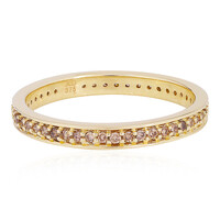 Anello in oro con Diamante Champagne I4
