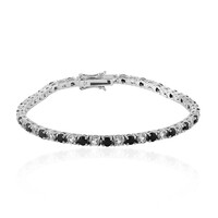 Bracciale in argento con Zaffiro Nero