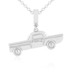 Collana in argento con Zaffiro Bianco