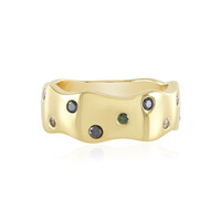 Anello in argento con Diamante Nero