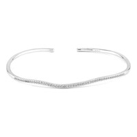 Bracciale in argento con Topazio Bianco