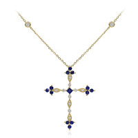 Collana in oro con Zaffiro Ceylon (CIRARI)