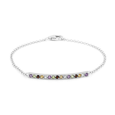 Bracciale in argento con Granato