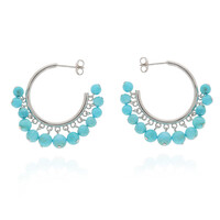 Orecchini in argento con Turchese Sleeping Beauty (Anne Bever)