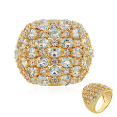 Anello in argento con Acquamarina