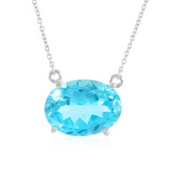 Collana in argento con Topazio Paraiba