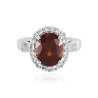 Anello in argento con Granato Essonite