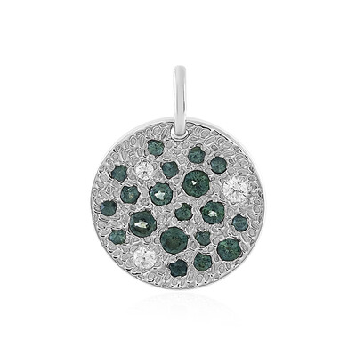 Ciondolo in argento con Zaffiro Montana