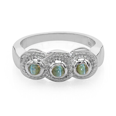 Anello in argento con Alessandrite Occhio di Gatto