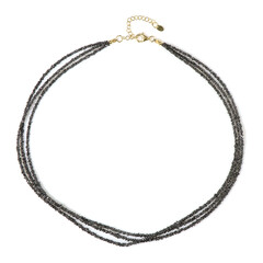 Collana in argento con Diamante Nero