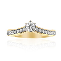 Anello in oro con Diamante IF (D)