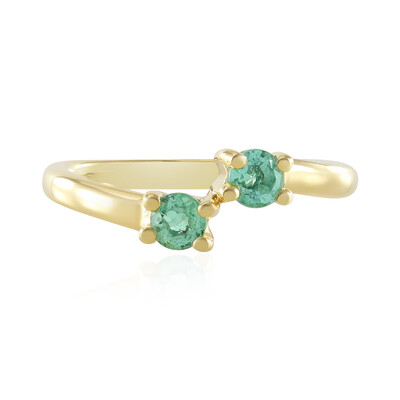 Anello in argento con Smeraldo Colombiano