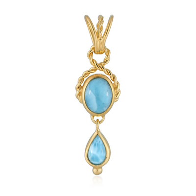 Ciondolo in argento con Larimar