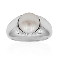 Anello in argento con Perla di Acqua Dolce (TPC)