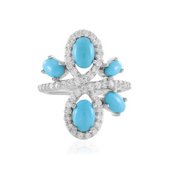 Anello in argento con Turchese Sleeping Beauty