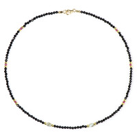 Collana in argento con Spinello Nero