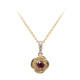 Collana in oro con Rubino Mozambico AAA (CIRARI)