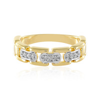 Anello in argento con Diamante I3 (J)