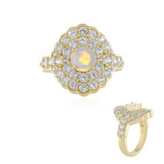 Anello in argento con Opale di Welo
