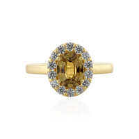 Anello in argento con Zircone Giallo
