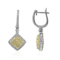Orecchini in oro con Diamante Giallo SI2 (CIRARI)