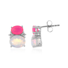 Orecchini in argento con Opale di Welo