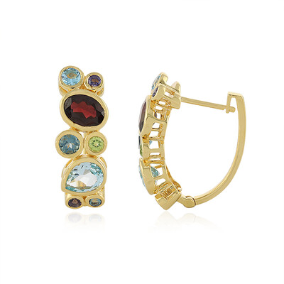 Orecchini in argento con Rodolite