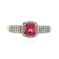 Anello in oro con Tormalina Rosa (Adela Gold)