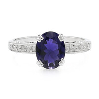 Anello in argento con Iolite Ceylon