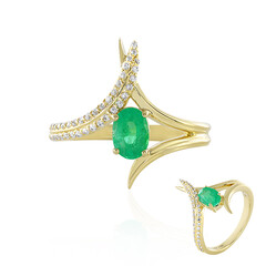 Anello in oro con Smeraldo Colombiano (de Melo)