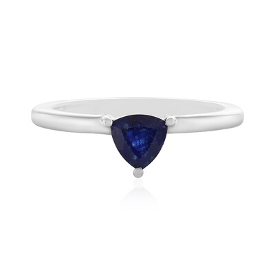 Anello in argento con Zaffiro Blu del Madagascar
