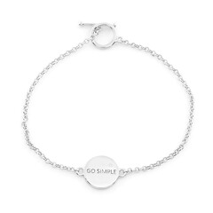 Bracciale in argento con Zircone