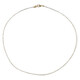 Collana in oro con Diamante Argentato