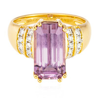Anello in oro con Diasporo Rosa (AMAYANI)