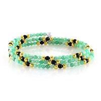 Bracciale in acciaio con Spinello Nero (Riya)