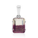 Ciondolo in argento con Fluorite Bicolore (Pallanova)