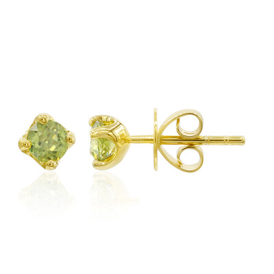 Orecchini in oro con Sfene