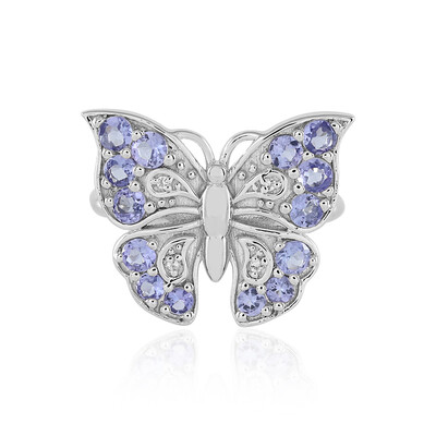 Anello in argento con Tanzanite