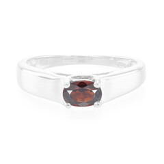 Anello in argento con Zircone Cioccolato