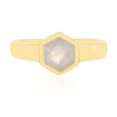 Anello in argento con Pietra di Luna Arcobaleno