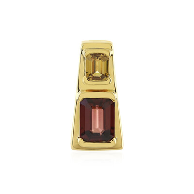 Ciondolo in argento con Zircone Mogano (MONOSONO COLLECTION)